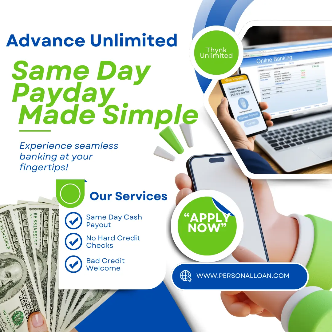 Same Day Payday Advance No Hard Check Bad Credit Loans USA UK Canada 2025