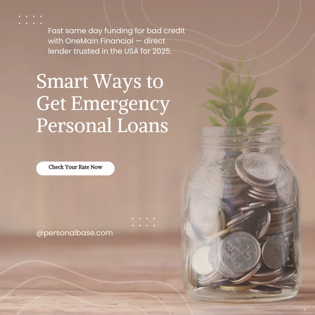 Read this 2025 OneMain Financial review to learn how emergency personal loans for bad credit work with a direct lender and same day funding.